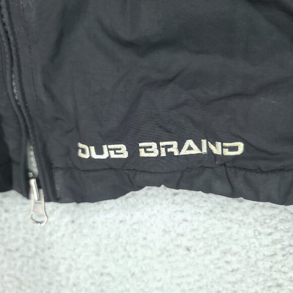 Dub Brand Jacket Mens Medium Black Full Zip Frequency Series Weathergear Nylon - Picture 7 of 15